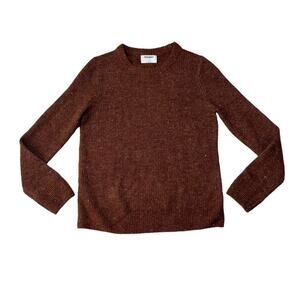 Old Navy Sweater Womens Small Long Sleeve Knit Chocolate Speckle